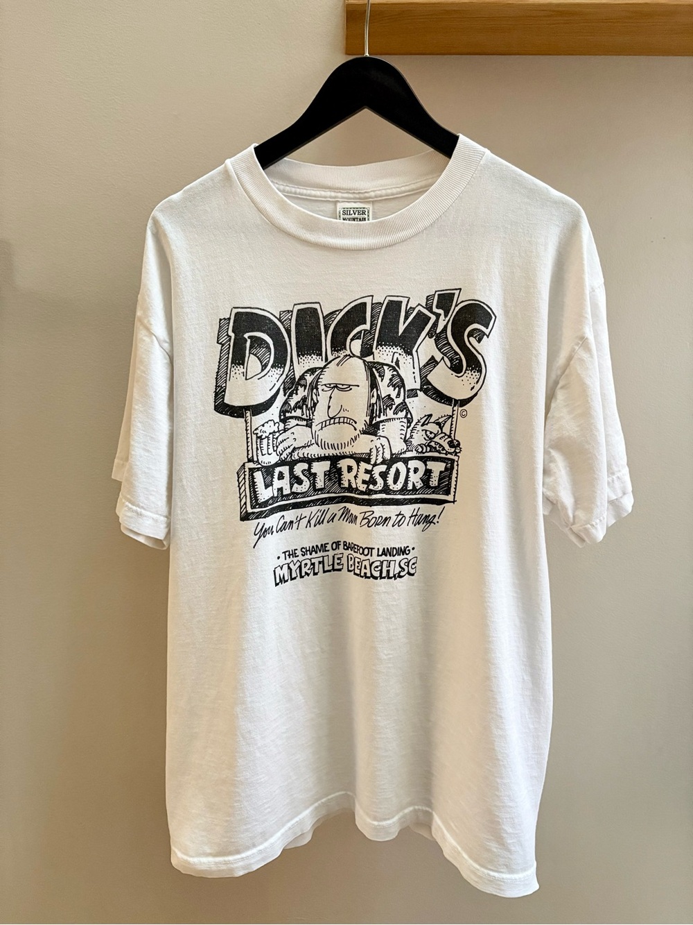 Dick’s Last Resort VTG 90s white Myrtle Beach T-shirt L/XL